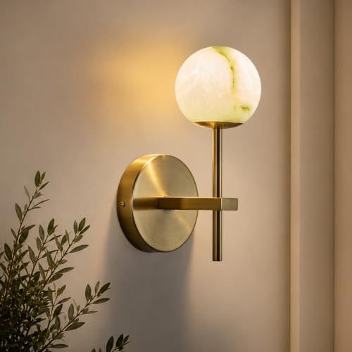 10 in Alabaster Wall Sconces