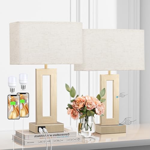 Bedroom Table Lamps Set of 2 (2 Count)