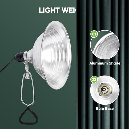 8.5" Clamp Light Socket (2 Count)