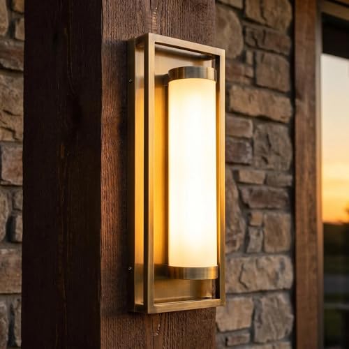 Modern LED Dusk to Dawn Outdoor Wall Sconce