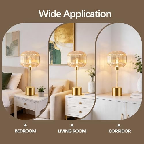Glass Table Lamp for Living Room