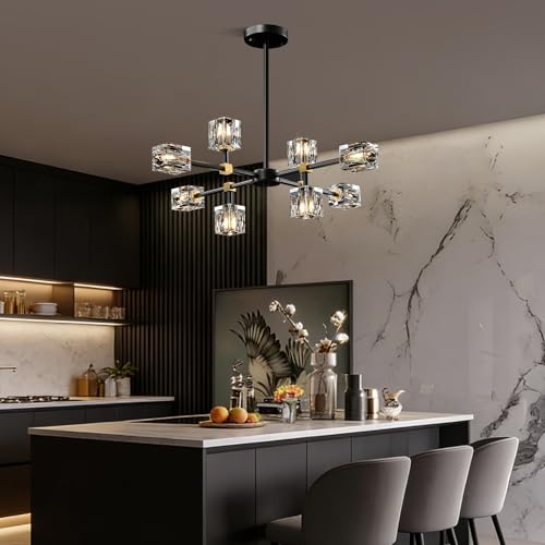 Modern Sputnik Crystal Kitchen Chandelier