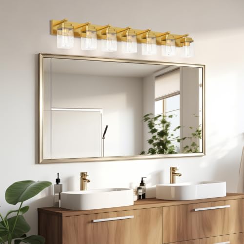 Brushed Gold Bathroom Light Fixtures