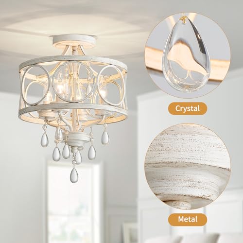 Crystal Ceiling Light Fixture