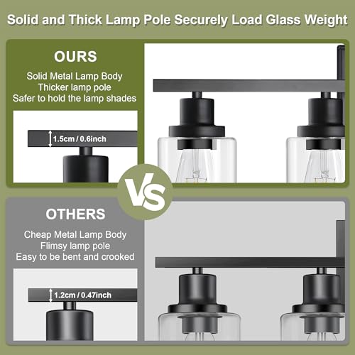 Modern Bathroom Light Fixtures (4 Count)