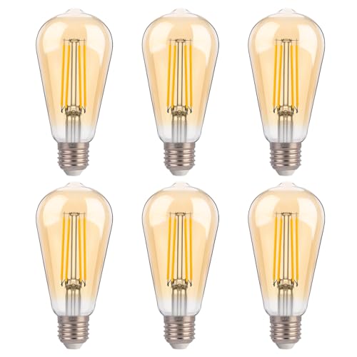 LED Edison Bulbs 100W Equivalent (6 Count)