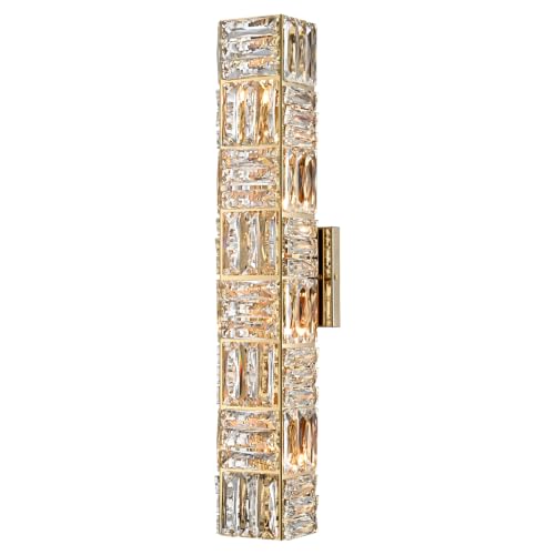 Modern Gold Crystal Wall Sconce