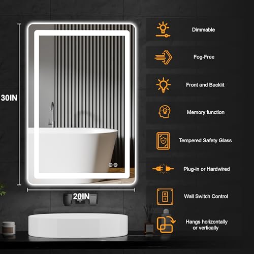 LED Bathroom Mirror with Lights