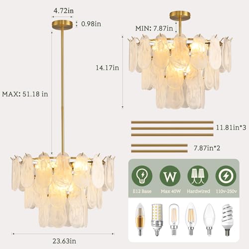 Modern Gold Chandelier Lighting