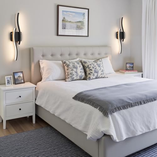 Black Battery Operated Wall Sconces (2 Count)