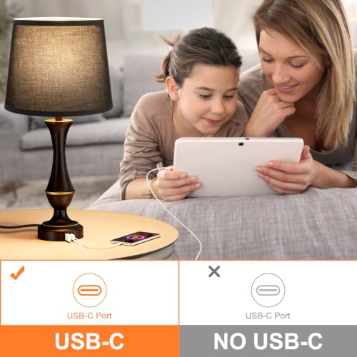 Touch Lamps for Nightstand (2 Count)
