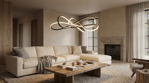 Chrome Modern LED Chandelier