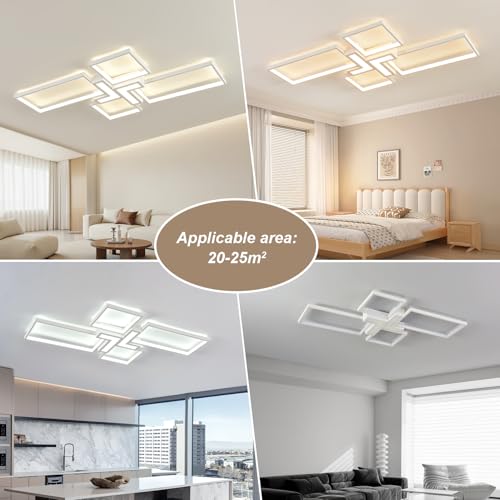 Modern Ceiling Light 35'' 65W 3000K