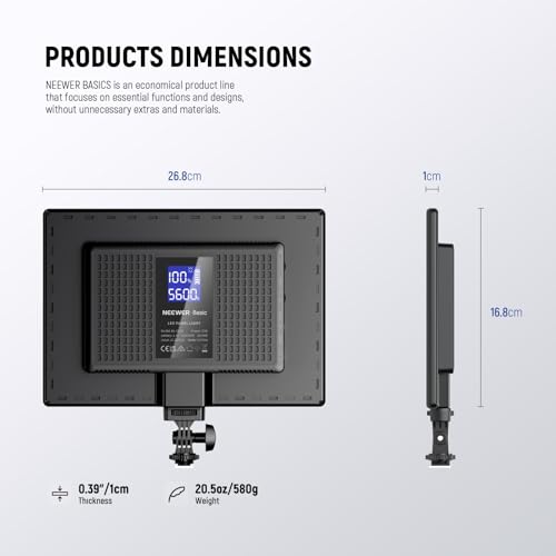 Basics 13" LED Video Light Panel