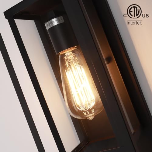 14" Modern Outdoor Porch Wall Light (2 Count)