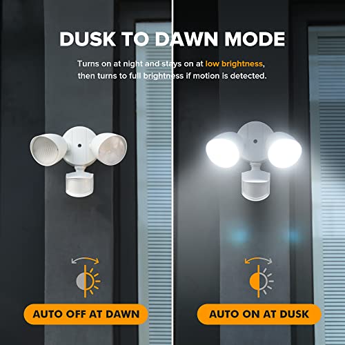 32W 3500 Lumen LED Security Lights Motion Sensor Light Outdoor