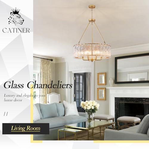 Modern 24.4" Crystal Glass Chandelier 8