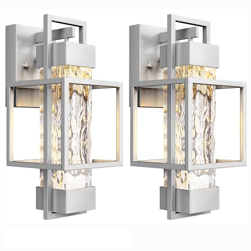 Modern Outdoor Light Fixtures Dusk to Dawn Outdoor Lighting 2 Pack (2 Count)