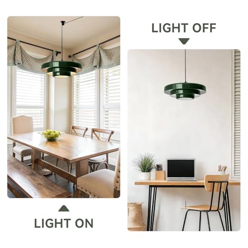 Plug in Green Pendant Light