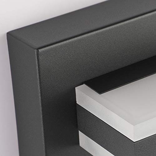 Black Bathroom Light Fixtures 4 Lights Bathroom Vanity Light LED Vanity Lights Matt Black Vanity Lighting ETL Listed