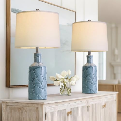 26'' Farmhouse Ceramic Table Lamps Set of 2 (2 Count)