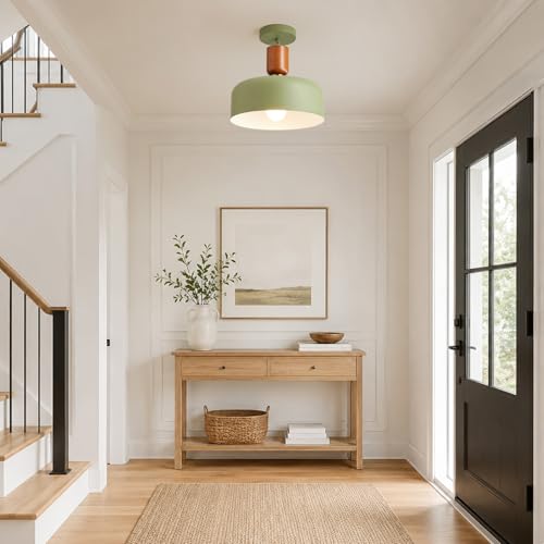 Modern Metal Green Pendant Light