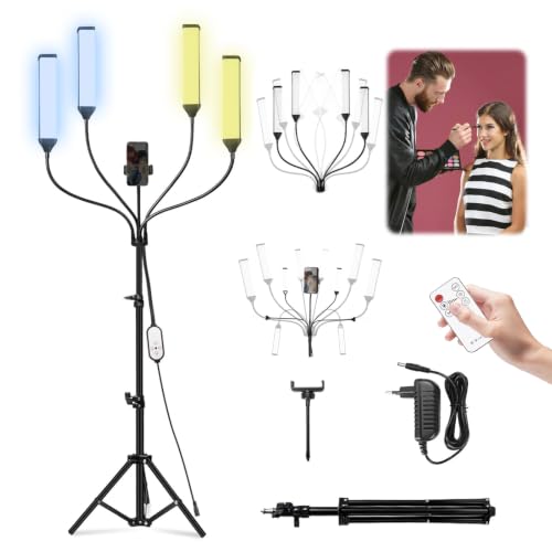 Esthetician Light with Four Flexible Arms