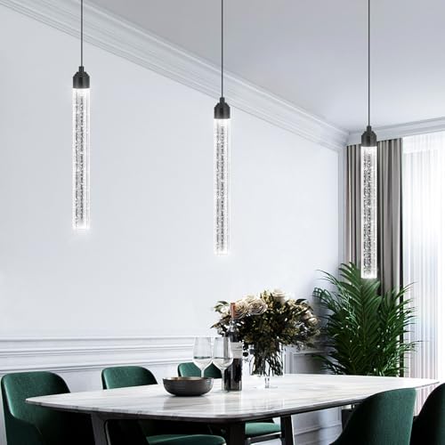 Mini Chandeliers Modern Crystal Pendant Lighting LED Dimmable Pendant Lights Kitchen Island Dining Room