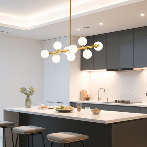 Mid Century Modern Sputnik Chandeliers