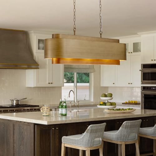 40" Modern Farmhouse Linear Chandelier