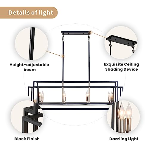 8 Light Kitchen Island Lighting