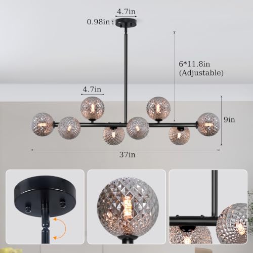 Linear Chandelier for Dining Room Sputnik Chandeliers Long Island Light