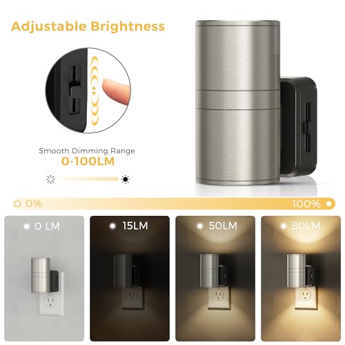 Night Light Dimmable Night Lights Plug into Wall