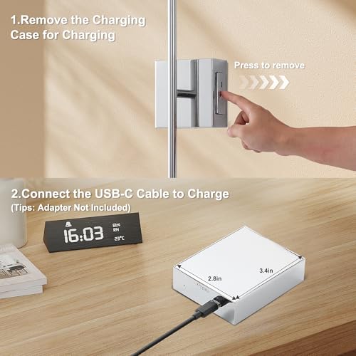 Rechargeable Wall Sconces Battery Operated Set of 2 (2 Count)