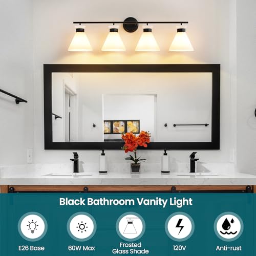 Black Bathroom Vanity Light Fixtures