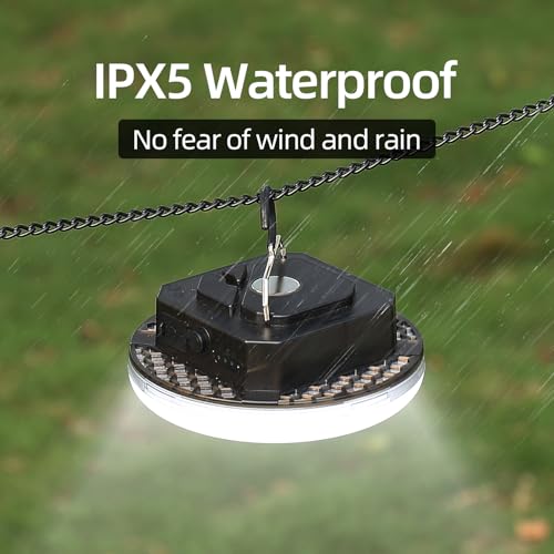 Transparent 40W 5000LM Camping Tent Light