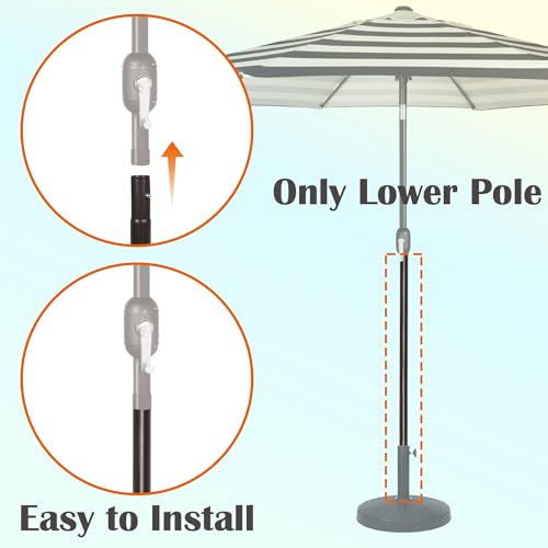 Umbrella Replacement Lower Pole