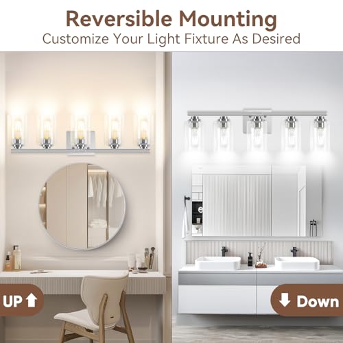 5 Light Bathroom Light Fixtures