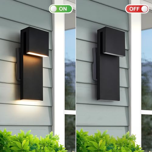 Modern Porch Lights with 2 Pack (2 Count)