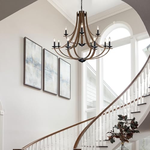 Farmhouse Chandeliers for Dining Room Light Fixture