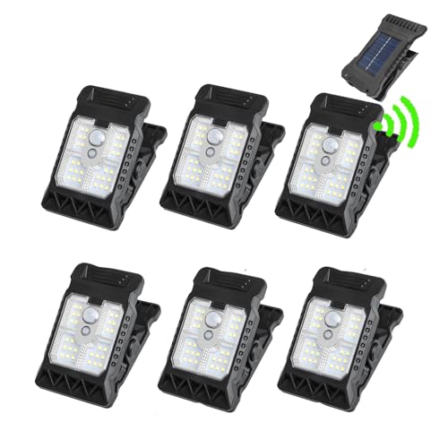 800lm Clip on Solar Lights Outdoor Waterproof (3 Count)