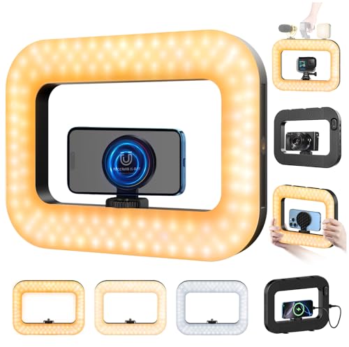 Magnetic Cell Phone Light for Video Recording