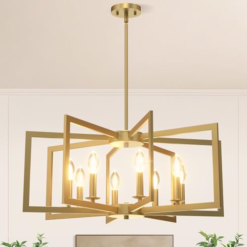 Modern Gold Chandelier