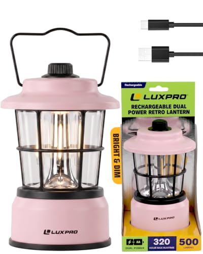 Rechargeable Retro Outdoor Lantern LED Camping Lantern