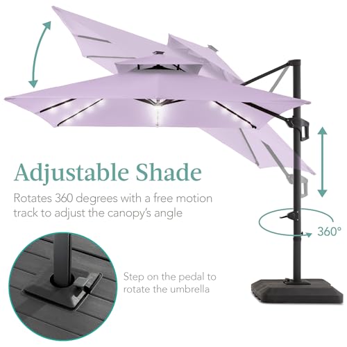 10x10ft Cantilever Patio Umbrella w