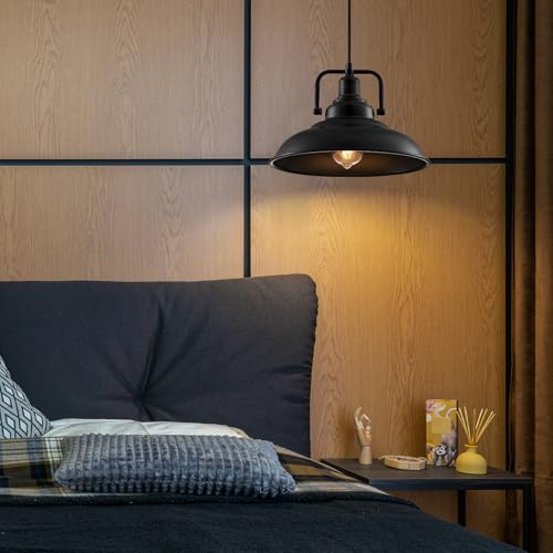 Black Pendant Light 12.5 inches 3 Packs (3 Count)