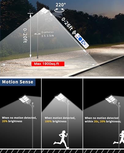Y 5200W Solar Street Lights Outdoor