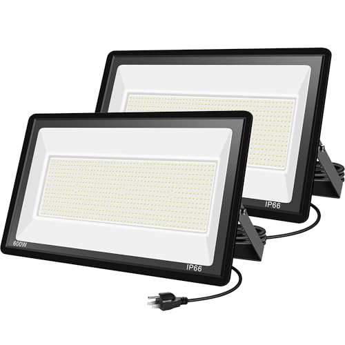 2Pack 600W LED Flood Light (2 Count)