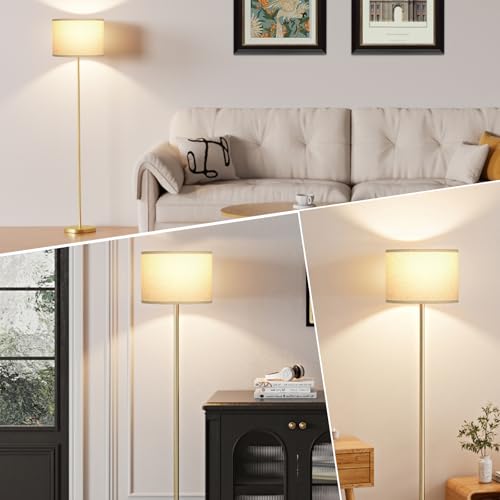 60'' Modern Floor Lamp with Shade