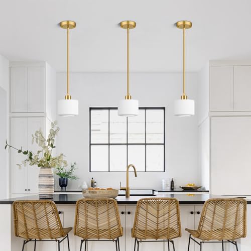 Milk Glass Pendant Lights Kitchen Island